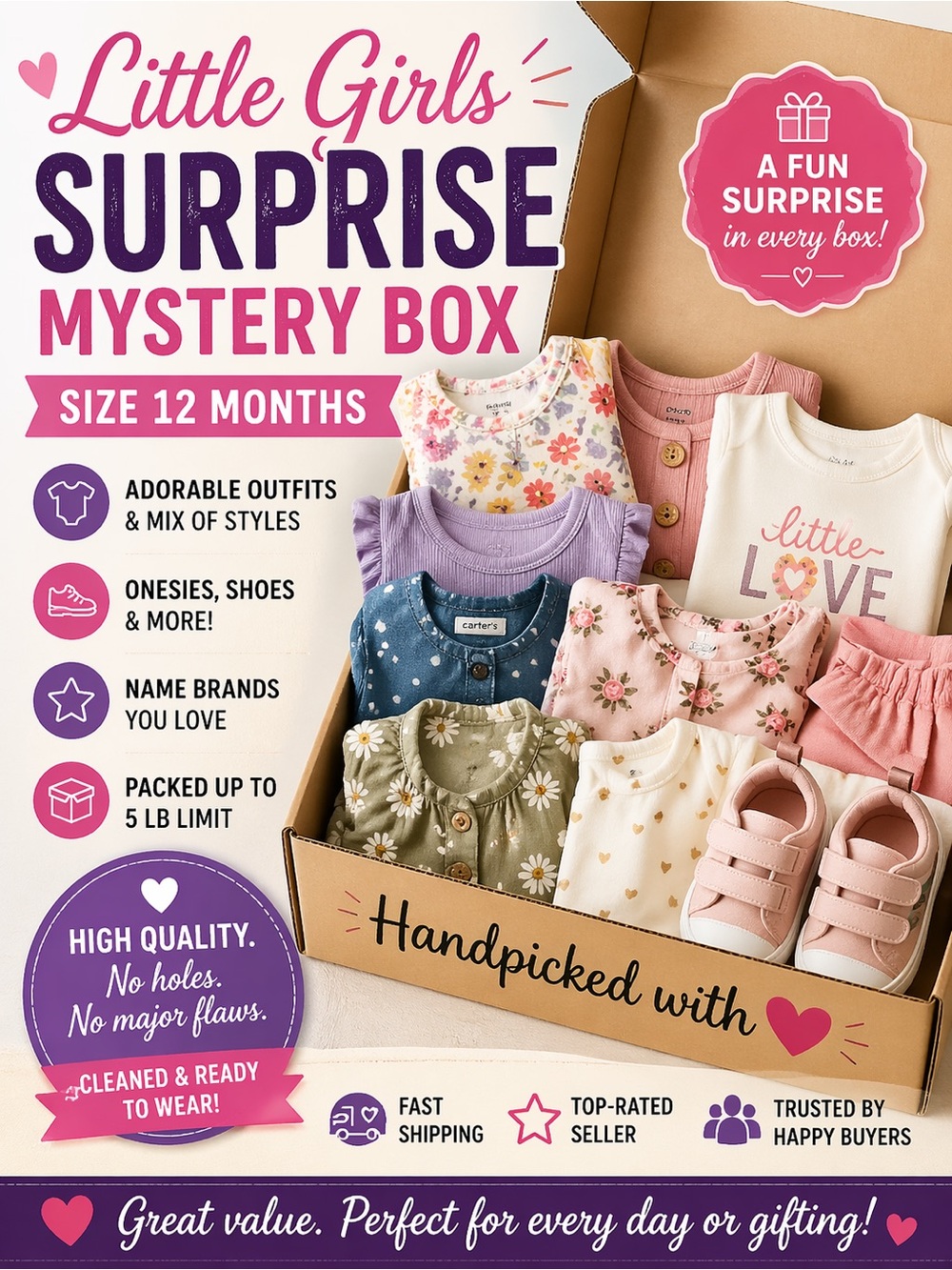 Little Girls Surprise Mystery Box